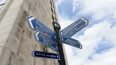 Manchester signpost