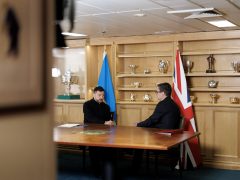 Prime Minsters Andy Burnham meets Ukrainian President Zelenskyy