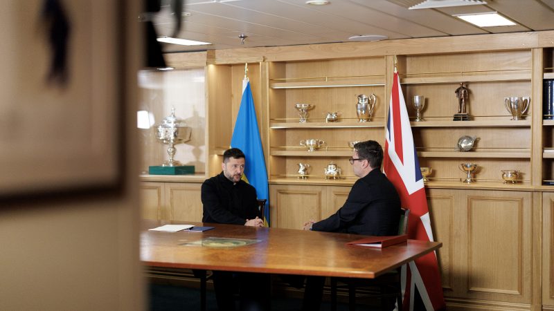Prime Minsters Andy Burnham meets Ukrainian President Zelenskyy