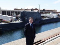 Prime Minister Andy Burnham visits BAE Systems Barrow