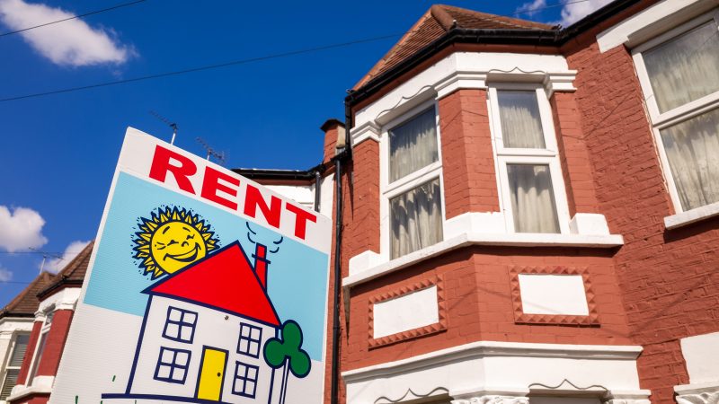 For rent sign