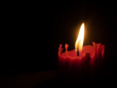 Candle in the darkness