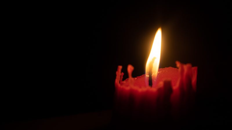 Candle in the darkness